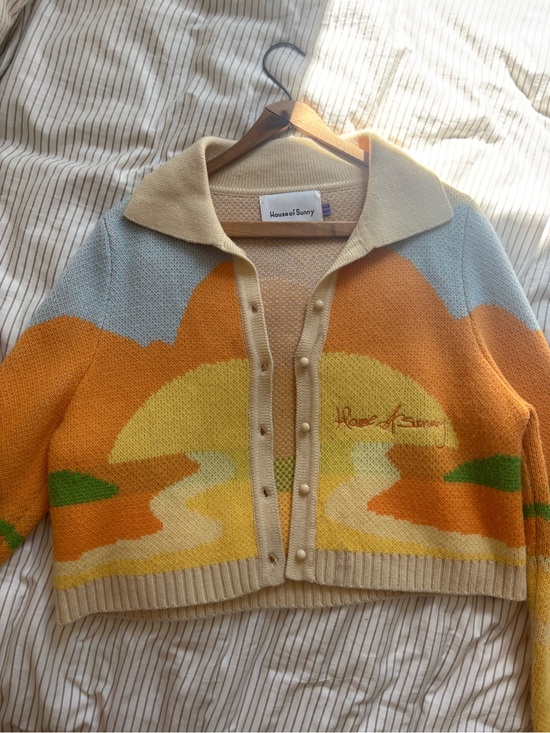 House of Sunny Sweaters - House of Sunny Day Tripper Cardigan Sweater Size 8